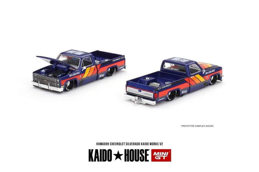 Kaido House x Mini GT 1:64 Chevrolet Silverado KAIDO WORKS V2