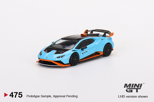 Mini GT - Lamborghini Huracan STO Blu Laufey #475