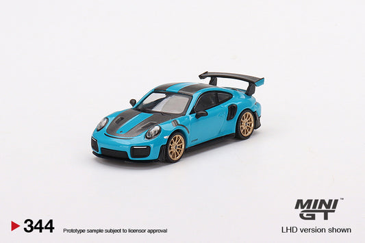 Porsche 911 GT2 RS Weissach Package Miami Blue