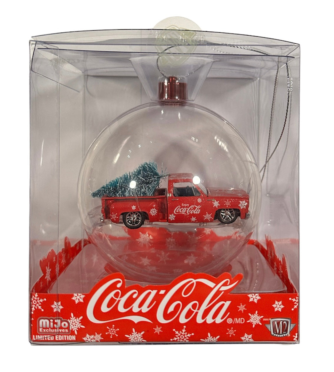 M2 Machines Coca-Cola Christmas Ornament Pair