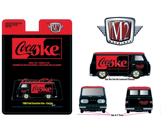 M2 Machines 1:64 Hobby Exclusive Coca Cola 1966 Ford Econoline