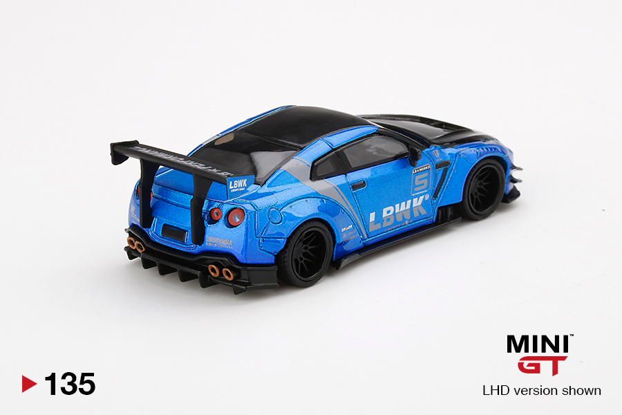 #135 - Mini GT LB WORKS Nissan GT-R (R35) Blue, LB Work Livery 2.0 ...