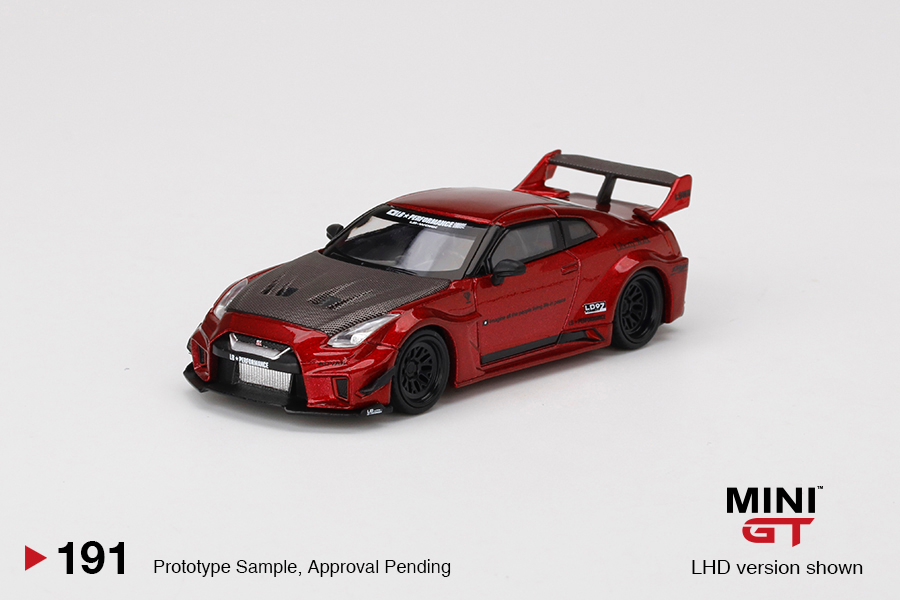 191 - Mini GT LB-Silhouette WORKS GT NISSAN 35GT-RR Ver.1 Lava Red