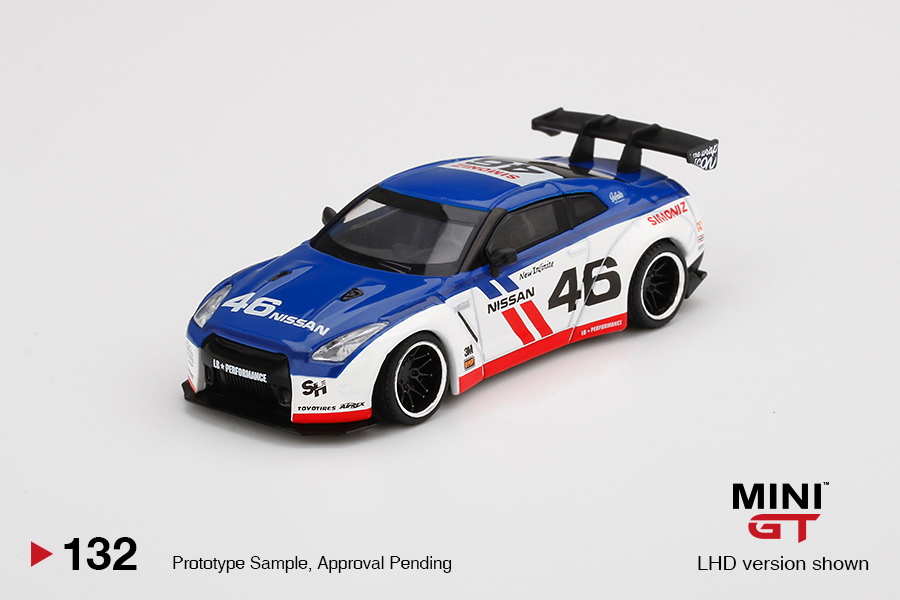 #135 - Mini GT Liberty Walk Nissan GT-R R35 BRE – Torpedo Garage Diecast