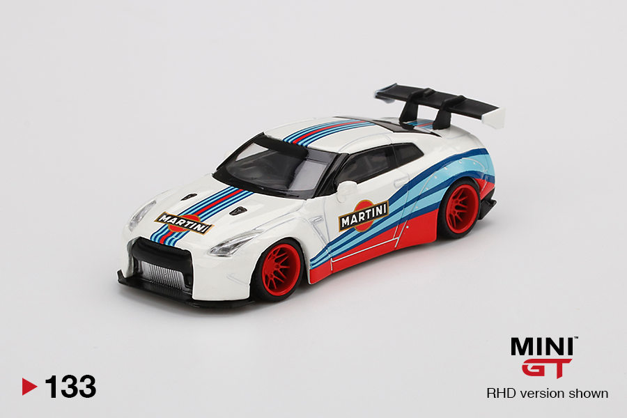 Mini GT LB WORKS Nissan GT-R (R35) Martini Racing