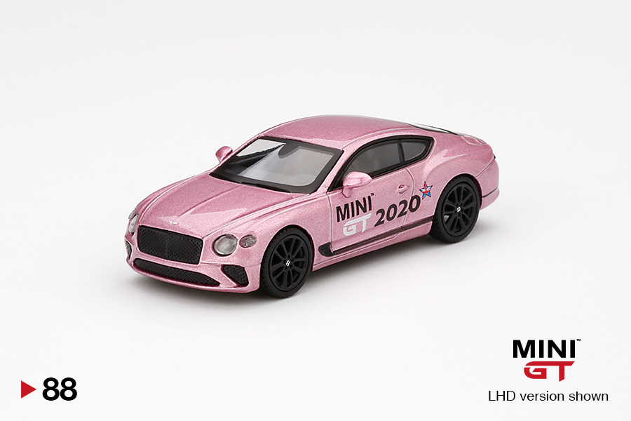 MINI GT Bentley Continental GT #88 Passion Pink LHD 2020 Gift Car