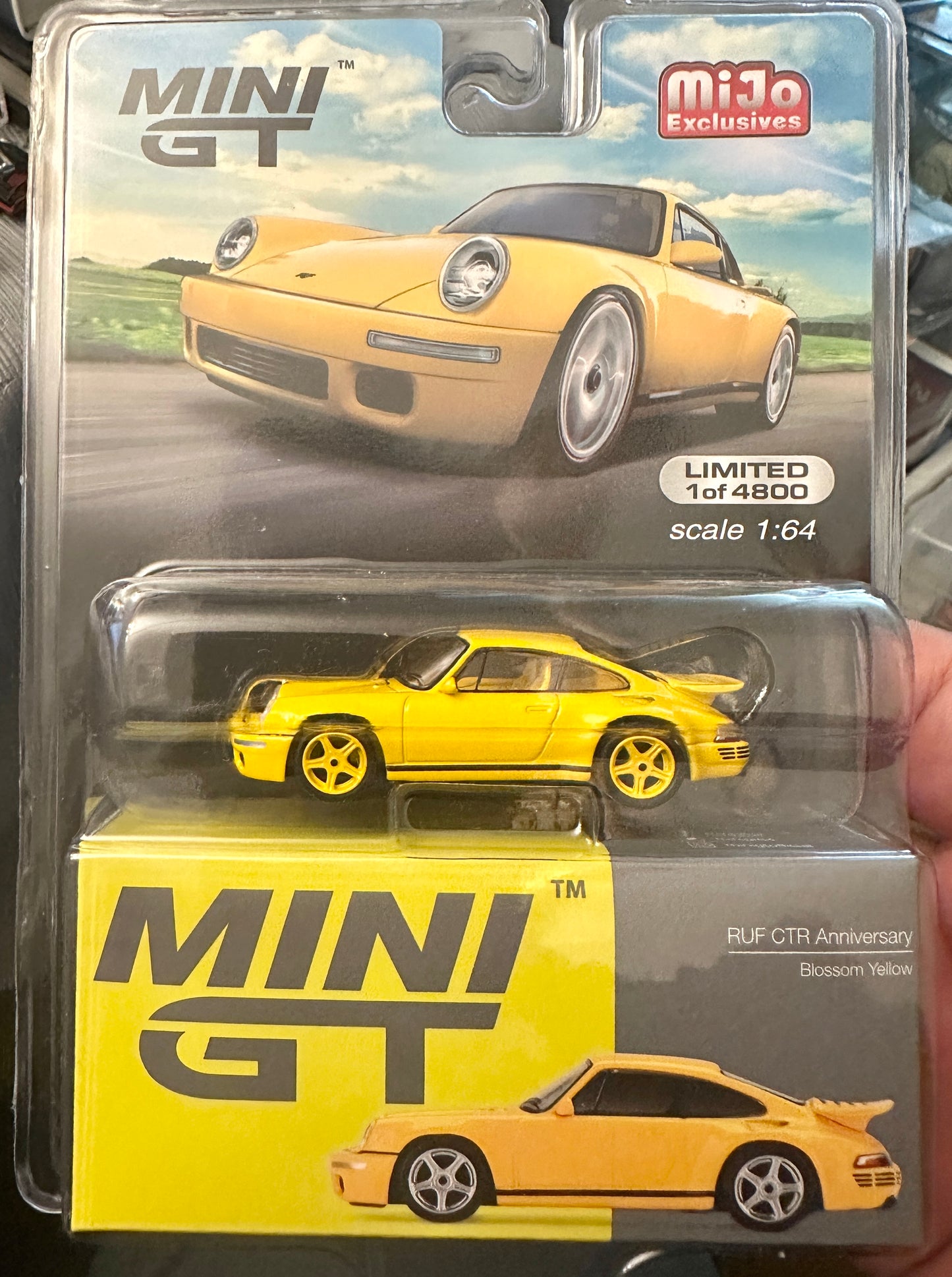 Mini GT - Porsche RUF CTR Anniversary - Yellow Blossom - Chase